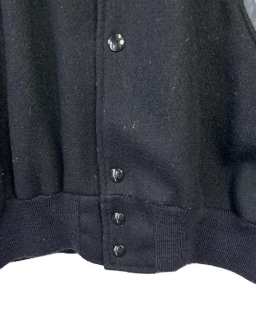 DeLong（-）DELONG (-) 切替レザースタジャン ブラック サイズ:48の古着・服飾アイテム