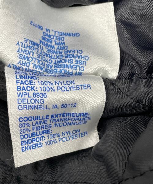 DeLong（-）DELONG (-) 切替レザースタジャン ブラック サイズ:48の古着・服飾アイテム