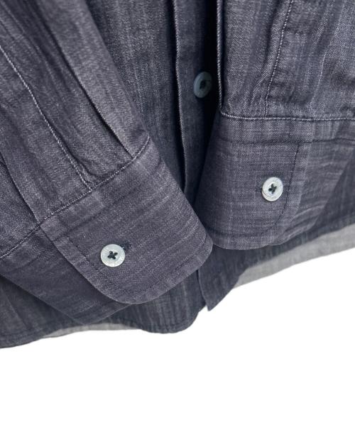 LOUIS VUITTON（ルイ ヴィトン）LOUIS VUITTON (ルイ ヴィトン) 長袖シャツ インディゴ系 サイズ:39の古着・服飾アイテム