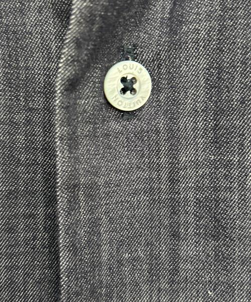 LOUIS VUITTON（ルイ ヴィトン）LOUIS VUITTON (ルイ ヴィトン) 長袖シャツ インディゴ系 サイズ:39の古着・服飾アイテム