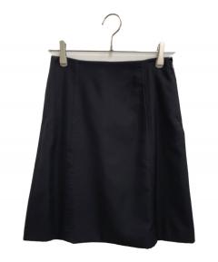 中古・古着通販】PRADA (プラダ) プリーツスカート グレー サイズ:36