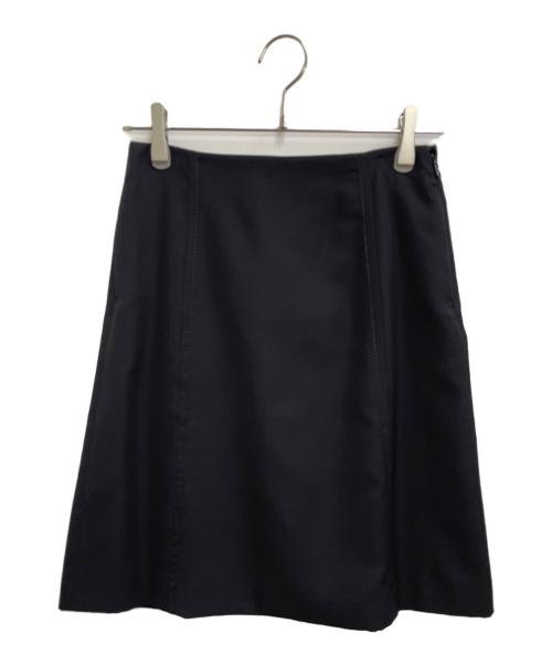 PRADA（プラダ）PRADA (プラダ) スカート ブラック サイズ:38の古着・服飾アイテム