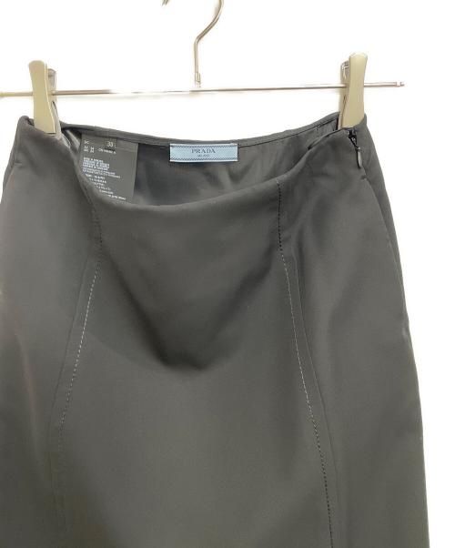 PRADA（プラダ）PRADA (プラダ) スカート ブラック サイズ:38の古着・服飾アイテム