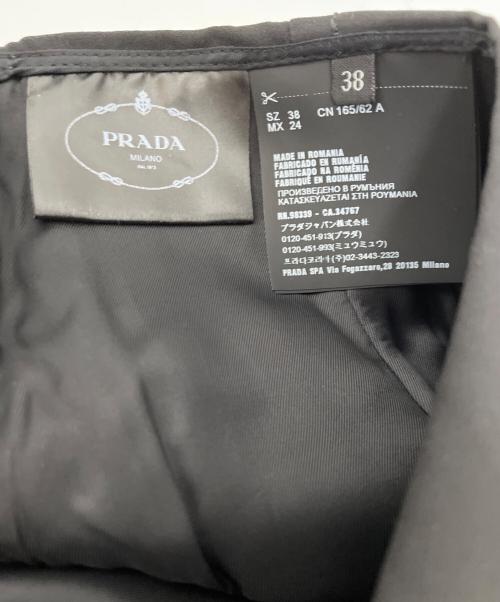 PRADA（プラダ）PRADA (プラダ) スカート ブラック サイズ:38の古着・服飾アイテム
