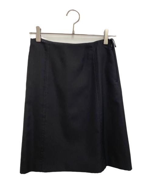 PRADA（プラダ）PRADA (プラダ) スカート ブラック サイズ:38の古着・服飾アイテム