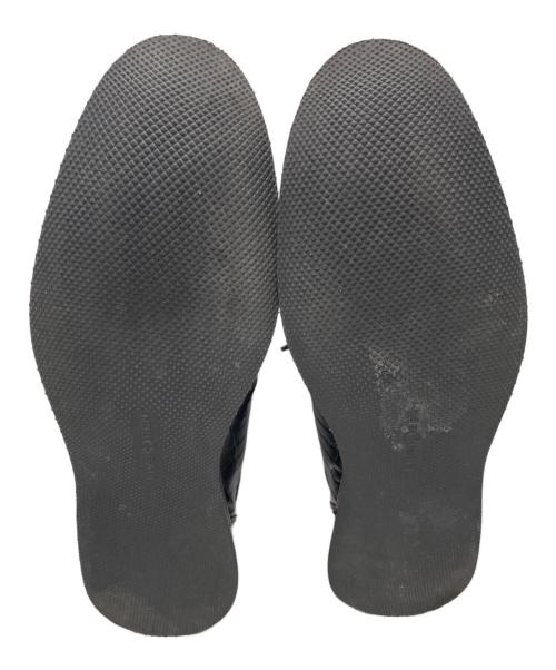 LANVIN（ランバン）LANVIN (ランバン) 型押しシューズ ブラック サイズ:26.5の古着・服飾アイテム