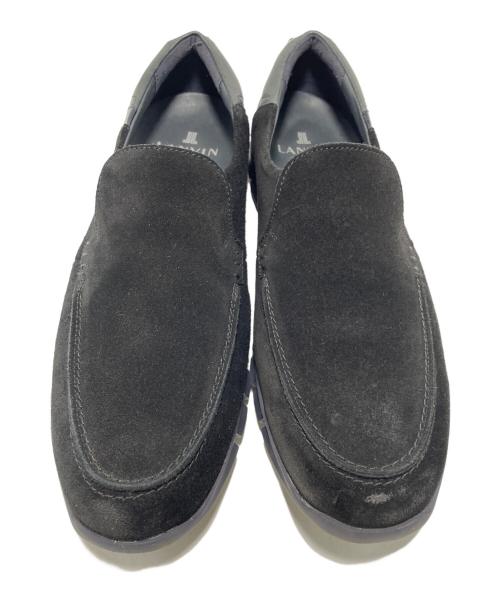 LANVIN en Bleu（ランバンオンブルー）LANVIN en Bleu (ランバンオンブルー) スリッポン ブラック サイズ:26.5の古着・服飾アイテム