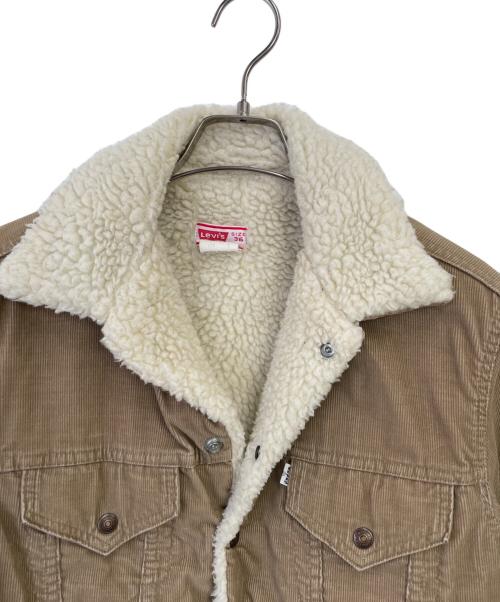 LEVI'S（リーバイス）LEVI'S (リーバイス) 内ボアコーデュロイジャケット ベージュ サイズ:36の古着・服飾アイテム