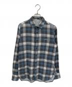 STONE ISLANDストーンアイランド）の古着「長袖シャツ」｜ブルー×グレー