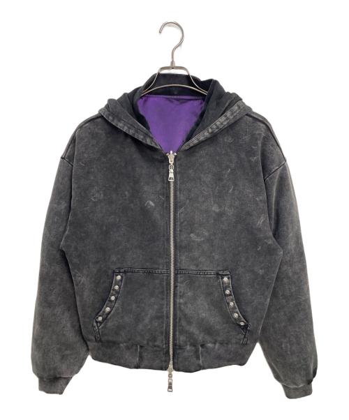 PSYCHO NATION（サイコネーション）PSYCHO NATION (サイコネーション) リバーシブルジャケット パープル×グレー サイズ:44の古着・服飾アイテム