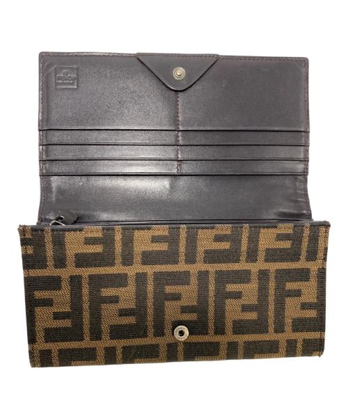 FENDI（フェンディ）FENDI (フェンディ) 長財布 ブラウンの古着・服飾アイテム