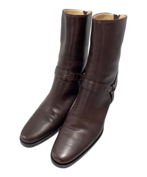 TANINO CRISCI（タニノクリスチー）TANINO CRISCI (タニノクリスチー) ショートブーツ ブラウン サイズ:35 １/2の古着・服飾アイテム