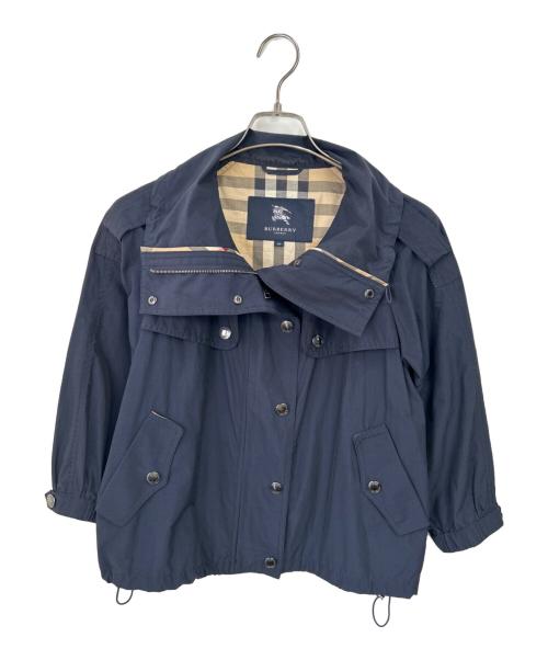 BURBERRY LONDON（バーバリーロンドン）BURBERRY LONDON (バーバリーロンドン) ナイロンジャケット ネイビー サイズ:40の古着・服飾アイテム