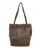 COACHコーチ）の古着「フェイ ドローストリングトート バッグ」｜ベージュ