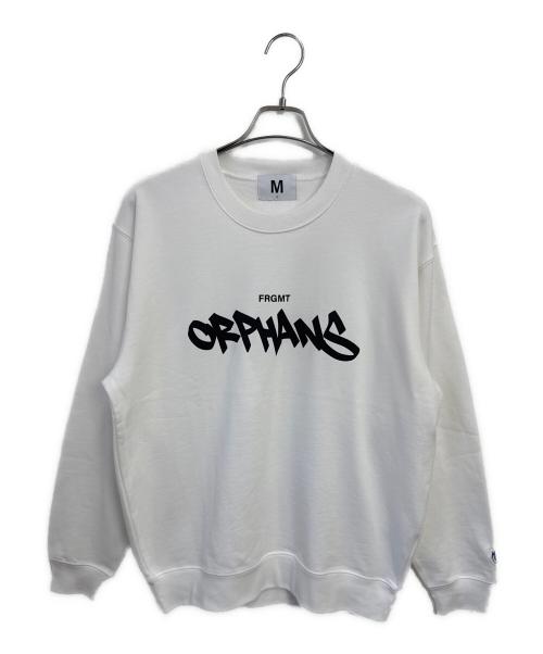 FRAGMENT ORPHANS（フラグメント オーファンズ）FRAGMENT ORPHANS (フラグメント オーファンズ) スウェット ホワイト サイズ:Mの古着・服飾アイテム