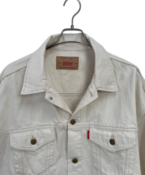 UNGRID（アングリッド）UNGRID (アングリッド) ビッグシルエットデニムジャケット アイボリー サイズ:Fの古着・服飾アイテム