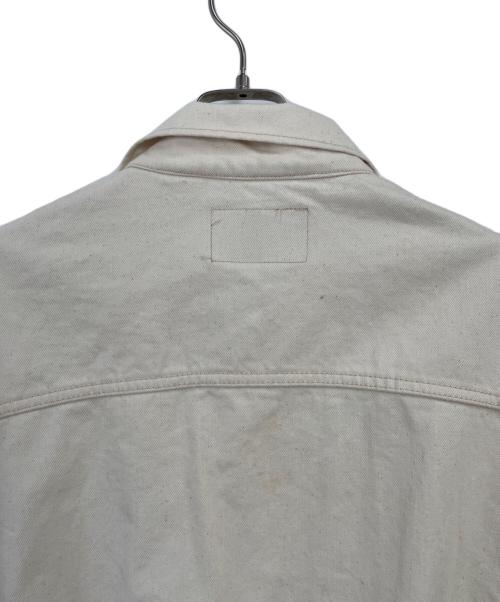 UNGRID（アングリッド）UNGRID (アングリッド) ビッグシルエットデニムジャケット アイボリー サイズ:Fの古着・服飾アイテム