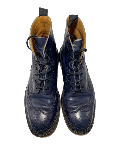 Tricker's（トリッカーズ）Tricker's (トリッカーズ) SHIPS (シップス) レザーブーツ ネイビー サイズ:26cmの古着・服飾アイテム