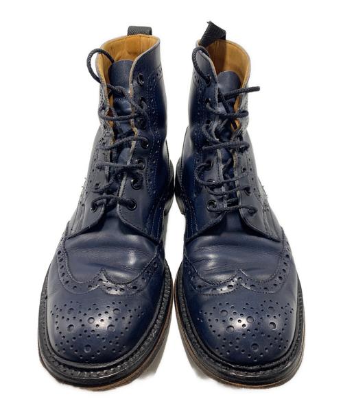 Tricker's（トリッカーズ）Tricker's (トリッカーズ) SHIPS (シップス) レザーブーツ ネイビー サイズ:26cmの古着・服飾アイテム