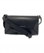 CHARLES & KEITHチャールズアンドキース）の古着「ジオメトリックショルダーバッグ」｜ブラック