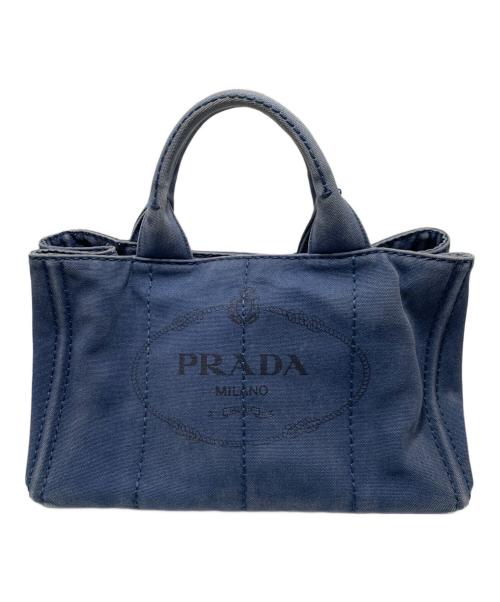PRADA（プラダ）PRADA (プラダ) ハンドバッグ インディゴの古着・服飾アイテム