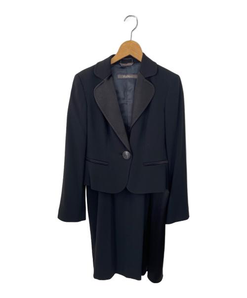 MaxMara（マックスマーラ）MaxMara (マックスマーラ) セットアップスーツ ブラック サイズ:J 38の古着・服飾アイテム