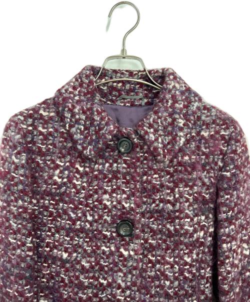 Max Mara Studio（マックスマーラ ストゥディオ）Max Mara Studio (マックスマーラ ストゥディオ) コート パープル サイズ:NL32の古着・服飾アイテム