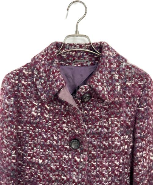 Max Mara Studio（マックスマーラ ストゥディオ）Max Mara Studio (マックスマーラ ストゥディオ) コート パープル サイズ:NL32の古着・服飾アイテム