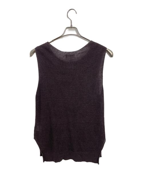 KAGURE（カグレ）KAGURE (カグレ) ニットベスト ブラウン サイズ:Fの古着・服飾アイテム
