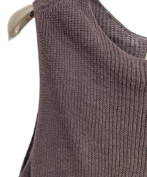 KAGURE（カグレ）KAGURE (カグレ) ニットベスト ブラウン サイズ:Fの古着・服飾アイテム