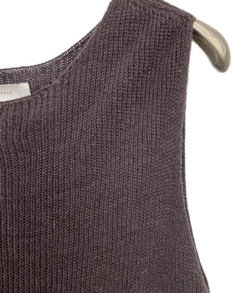 KAGURE（カグレ）KAGURE (カグレ) ニットベスト ブラウン サイズ:Fの古着・服飾アイテム