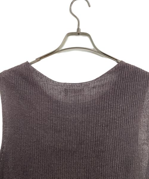 KAGURE（カグレ）KAGURE (カグレ) ニットベスト ブラウン サイズ:Fの古着・服飾アイテム