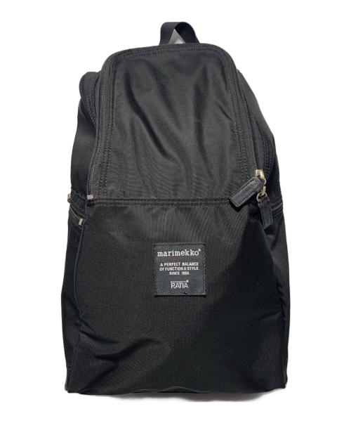 marimekko（マリメッコ）marimekko (マリメッコ) リュック ブラックの古着・服飾アイテム
