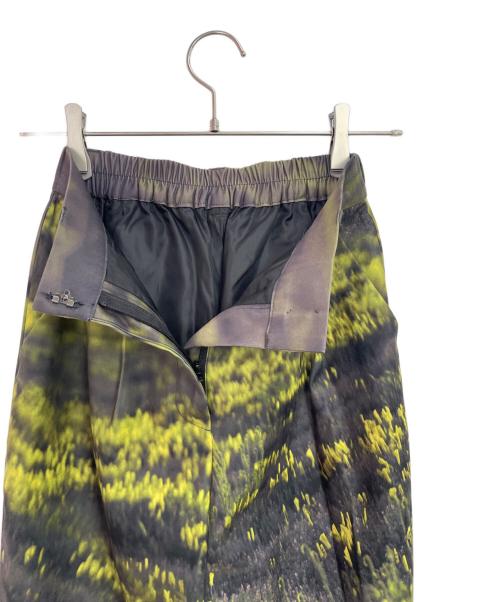 Ameri（アメリ）Ameri (アメリ) タックパンツ グリーン×イエロー サイズ:Sの古着・服飾アイテム