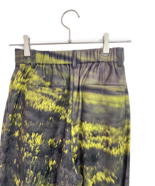 Ameri（アメリ）Ameri (アメリ) タックパンツ グリーン×イエロー サイズ:Sの古着・服飾アイテム