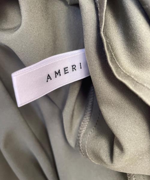 Ameri（アメリ）Ameri (アメリ) 長袖ワンピース オリーブ サイズ:Mの古着・服飾アイテム