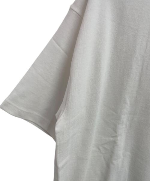 HINODE（ヒノデ）HINODE (ヒノデ) 半袖カットソー ホワイト サイズ:Lの古着・服飾アイテム