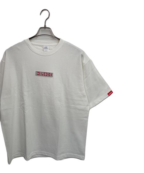 HINODE（ヒノデ）HINODE (ヒノデ) 半袖カットソー ホワイト サイズ:Lの古着・服飾アイテム