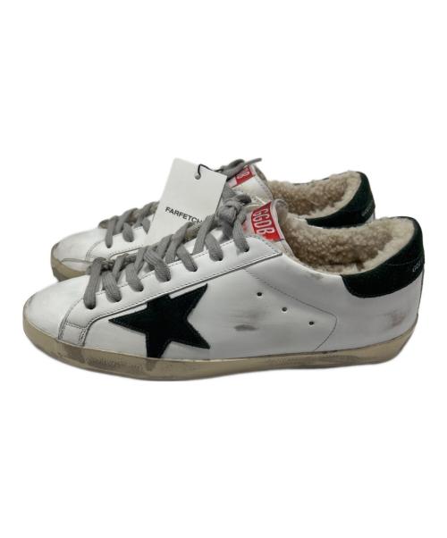 GOLDEN GOOSE（ゴールデングース）GOLDEN GOOSE (ゴールデングース) スニーカー ホワイト×グリーン サイズ:43の古着・服飾アイテム