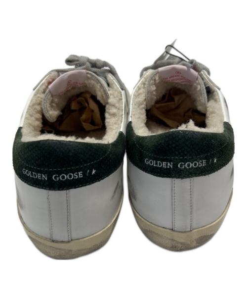 GOLDEN GOOSE（ゴールデングース）GOLDEN GOOSE (ゴールデングース) スニーカー ホワイト×グリーン サイズ:43の古着・服飾アイテム