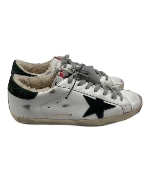 GOLDEN GOOSE（ゴールデングース）GOLDEN GOOSE (ゴールデングース) スニーカー ホワイト×グリーン サイズ:43の古着・服飾アイテム