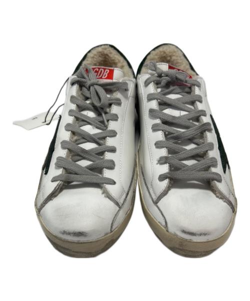 GOLDEN GOOSE（ゴールデングース）GOLDEN GOOSE (ゴールデングース) スニーカー ホワイト×グリーン サイズ:43の古着・服飾アイテム