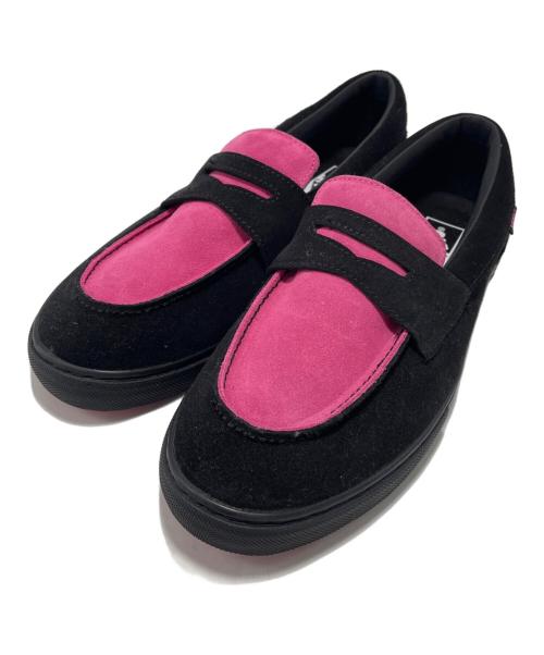 VANS（ヴァンズ）VANS (ヴァンズ) ローファー ブラック×ピンク サイズ:27.5の古着・服飾アイテム