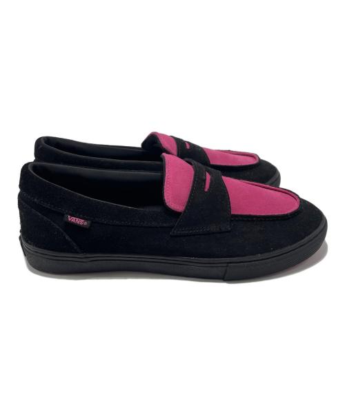 VANS（ヴァンズ）VANS (ヴァンズ) ローファー ブラック×ピンク サイズ:27.5の古着・服飾アイテム