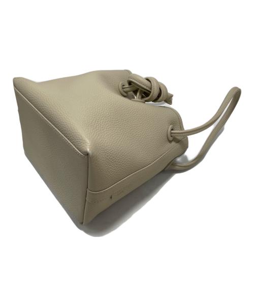 VASIC（ヴァジック）VASIC (ヴァジック) 巾着バッグ アイボリーの古着・服飾アイテム