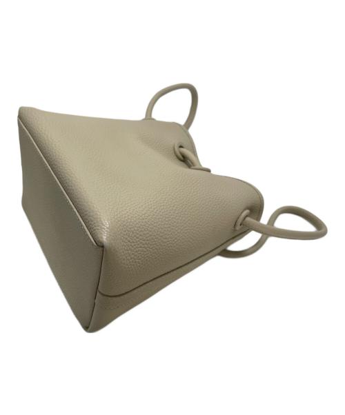 VASIC（ヴァジック）VASIC (ヴァジック) 巾着バッグ アイボリーの古着・服飾アイテム