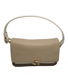 COLE HAAN（コールハーン）の古着「ショルダーバッグ」｜アイボリー×ベージュ