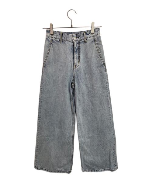 R'IAM PLAGE（リアム プラージュ）R'IAM PLAGE (リアム プラージュ) ワイドデニムパンツ ブルー サイズ:34の古着・服飾アイテム