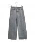 R'IAM PLAGE（リアム プラージュ）の古着「ワイドデニムパンツ」｜ブルー