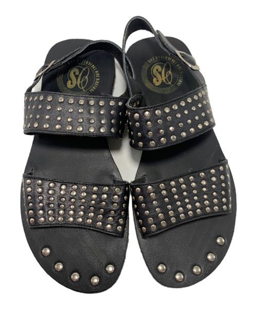 DIRK BIKKEMBERGS（ダークビッケンバーグ）DIRK BIKKEMBERGS (ダークビッケンバーグ) スタッズレザーサンダル ブラック サイズ:SIZE 42の古着・服飾アイテム